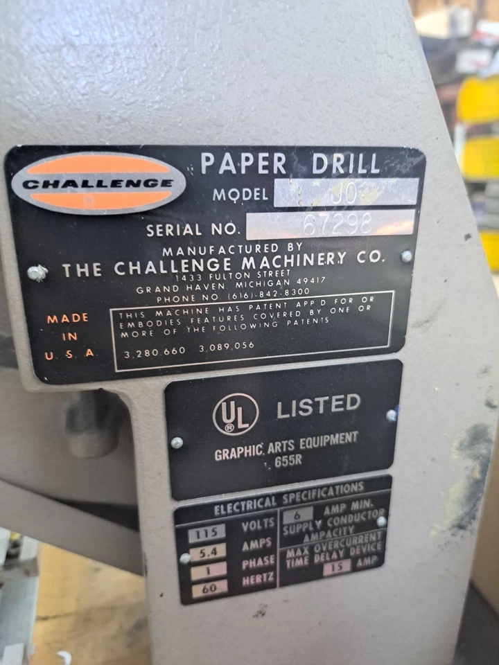 Taladro de papel Challenge Foto 3 de 3