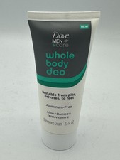 Dove Men Care Whole Body Deodorant Aluminum Free Invisible Cream 2.50 Oz.