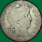 1913-S Barber Quarter Almost Good AG Coin #37114