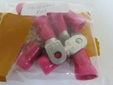 MOLEX  19071-0281 Qty of 5 per Lot Ring Terminal Connector 1/4 Stud Circular 2 A