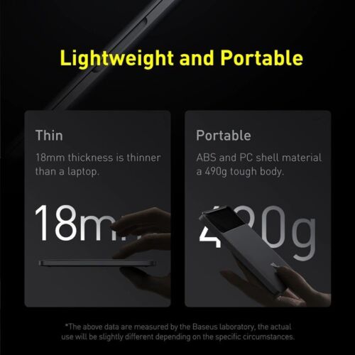 Baseus 100W Power Bank 20000mAh USB Type C Quick Charge PD 4 port Powerbank 65W - Picture 4 of 6