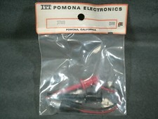 ITT Pomona Electronics 3788 Test Clip Set,Black,Red New In Package NOS