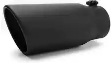 Richeer 4 to 5 inch Exhaust Tip Universal for Vehicles with 4" O.D. Tailpipe