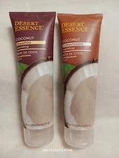 Desert Essence Coconut Shampoo & Conditioner 8 fl Oz - SEALED