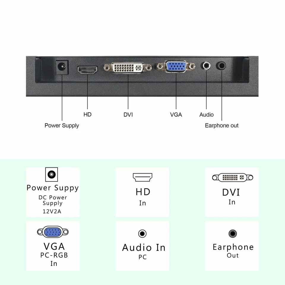 14.9" 1280x390 LCD Gaming Marquee Monitor Stretched Bar Display DMD HD Screen - Image 3 of 4