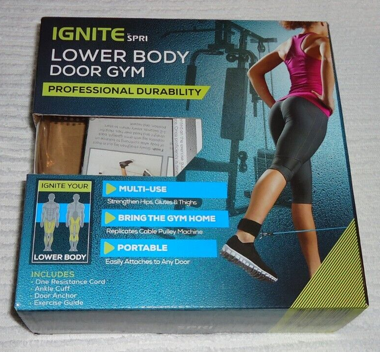 Ignite by SPRI LOWER BODY DOOR GYM Workout Resistance Gear HIPS
