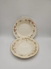 Homer Laughlin "Countess" 8 1/4 Inch Rimmed Soup Bowl-Set of 2