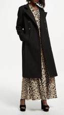 Somerset By Alice Temperley Military Coat Black Uk 14