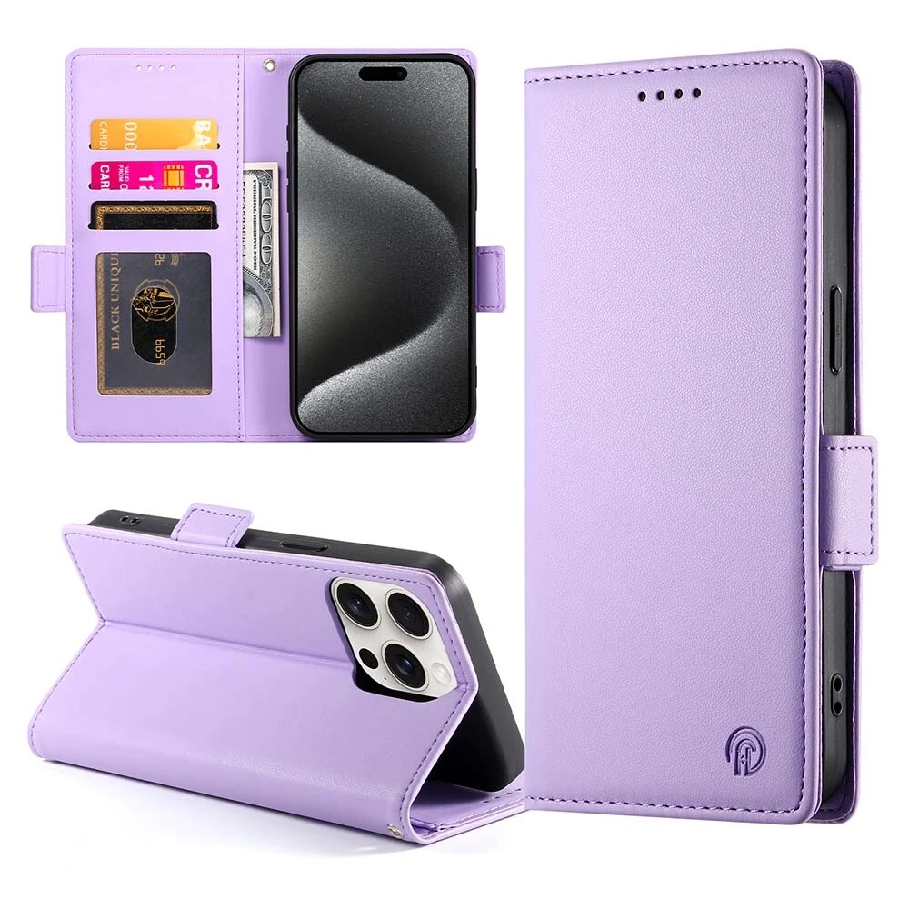Luxury Magnetic Leather Flip Wallet Case for iPhone 11 12 13 14 15 Pro
