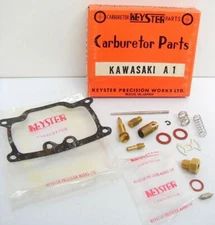 Vintage NOS Kawasaki A1 A 1 Keyster Carburetor Carb Jets Repair Rebuild Kit 
