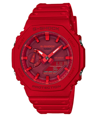 Brand New Unused Casio G-Shock GA-2100-4A Red Sport Octagon Watch