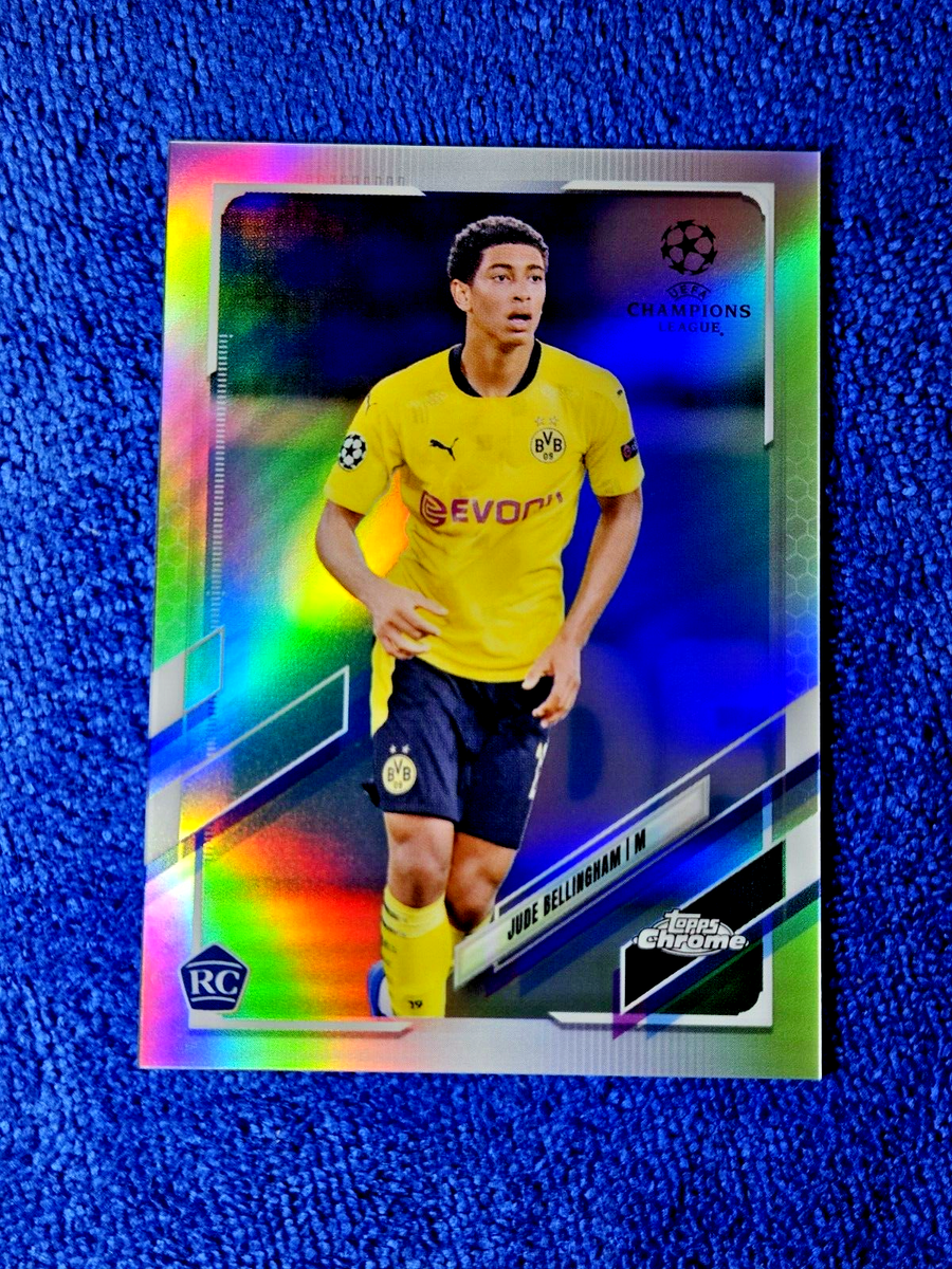 2020-21 Topps Chrome UCL Jude Bellingham Silver Holo Rookie