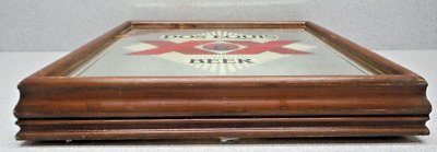 Vintage Dos Equis XX Imported Beer Lighted Bar Mirror Sign Framed