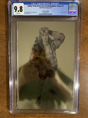  ODDLY PEDESTRIAN LIFE OF CHRISTOPHER CHAOS #1 - CGC 9.8 - GOLD FOIL TINY ONION