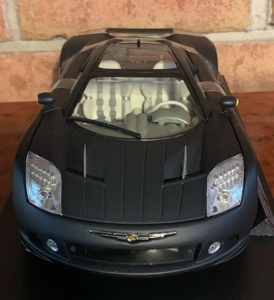 CHRYSLER BLACK ME FOUR TWELVE 1:18 SCALE  VERY RARE! - Image 4 of 4