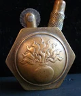 MINATURE WW1-2 Military Trench Art Brass Hexagonal Pocket Lighter Coins Untested