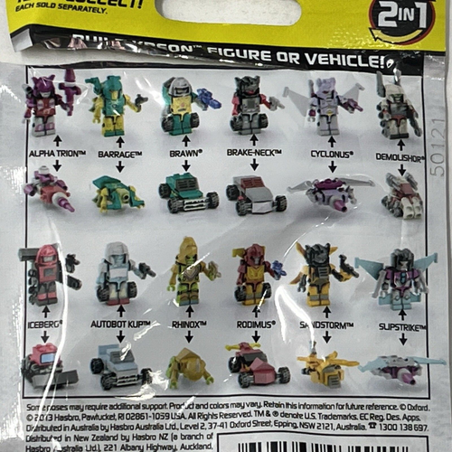 Transformers Kreo CYCLONUS Kre-O Micro Cambiadores Mini Figura 2 en 1 Kit - Imagen 4 de 5