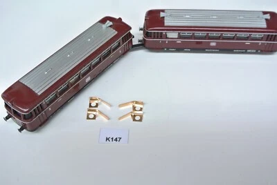 K147, Kontakte Stromabnehmer KaModel für N Minitrix shienenbus VT/VS 98, 4St