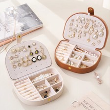 Chic Jewelry Storage Box Earrings Necklace Bracelet Jewelry Organiser Box Travel