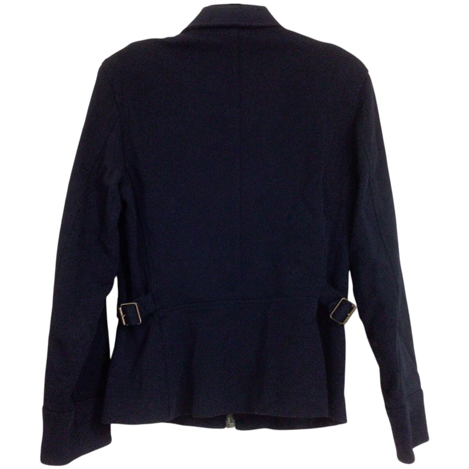 Chaqueta vintage Karen Kane Lifestyle para mujer talla 10 azul marino con cremallera ver medidas Foto 4 de 4