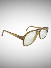 Vintage Terri Brogan 8730 Green Pilot Sunglasses Eyeglass Frame Only Yugoslavia