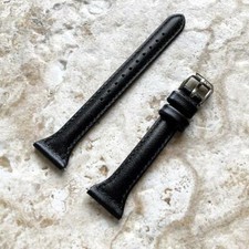 Black Slim Elegant Leather Band Strap for Samsung Galaxy Watch 3 41mm Case - B20