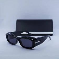 New GIVENCHY GV40044U 01A Black/Smoke 56-16-140 Sunglasses