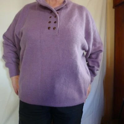 Sehr schöner Angora Pullover Größe 46/48 Köppel ungetragen - Bild 1 von 4