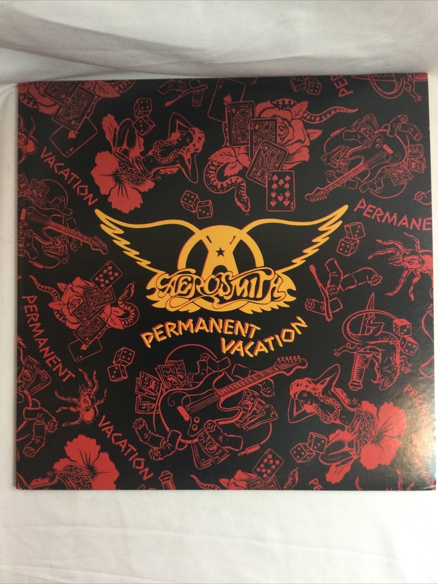 AEROSMITH: Permanent Vacation US Geffen Hard Rock Vinyl LP