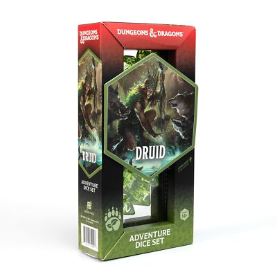 D&D Adventure Dice (Druid Class: Green)