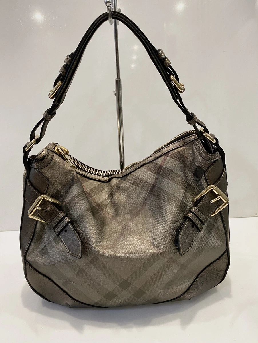 Nova Check Metallic Shoulder Bag (Authentic Pre-Owned)