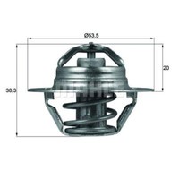 Behr Thermostat KüHlmittel Mit Dichtung 88°C TX 88 88D