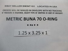 1.25mm ID x 3.25mm OD x 1mm thick O-ring. Buna-70.  Quan 5..
