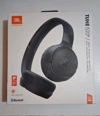 JBL Tune 520BT Bluetooth On-Ear Headphones - Black