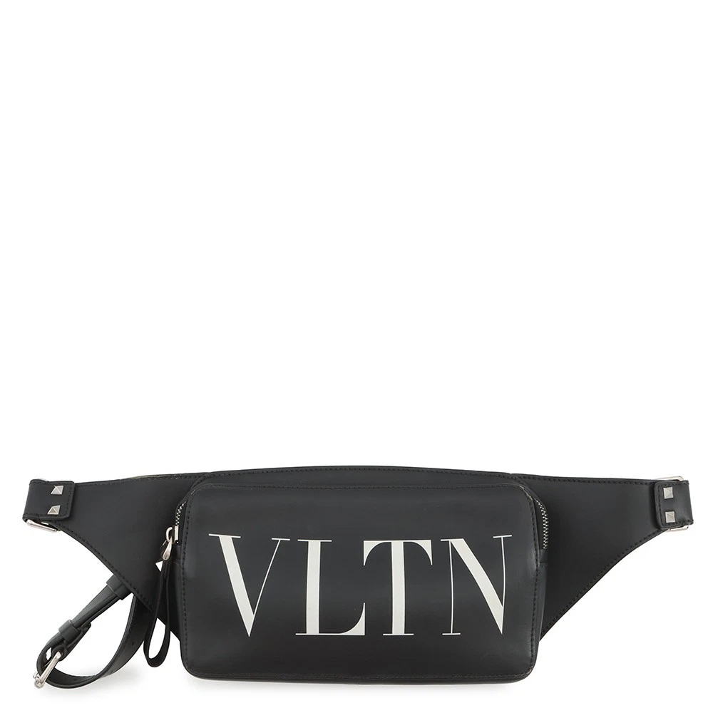 Valentino — Valentino Garavani Logo Crossbody Bag Leather Black VY2B0A10WJW