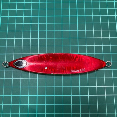 Beat Bee Line 160g Red Holo/Gold Slow Jigging Bluefish Used