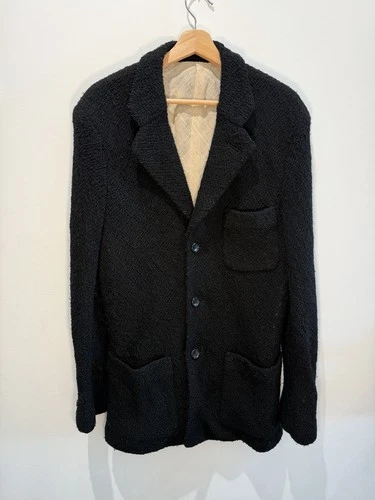 Comme des Garçons Homme Plus AD1997 Open-Weave Wool Blazer | Size L - product listing photo
