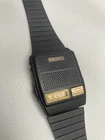 SEIKO TALKING DIGITAL SPEAKER A966-4010 Black Resin/Aluminum 1980's Pristine