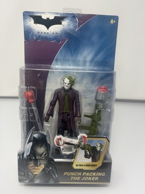 Batman DC Comics DARK KNIGHT PUNCH PACKING JOKER Action Figure Mattel New