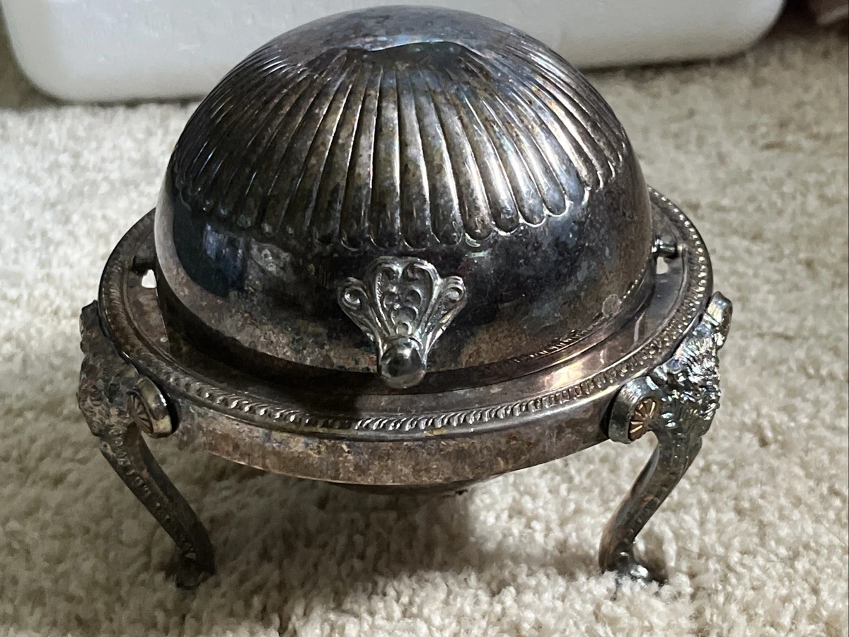 Lion 1850-1899 Antique US Silver-Plated Butter Dishes for sale | eBay