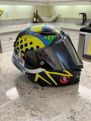 agv pista gp carbon ebay RR Mono Red Helmet Motor Psycho Sport The Pista GP RR is the perfect replica of the AGV helmet used by the champions of the motorcycle world championship during races AGV Pista GP-RR Gloss Carbon
