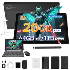 Android 15 Tablet 20GB 64GB 10.1 inch IPS HD Touchscreen Quad Core Dual Camera