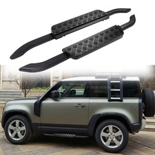 2PCS Running Boards Side Step Nerf Bars Fits For 2dDefender 90 L663 2020-2023