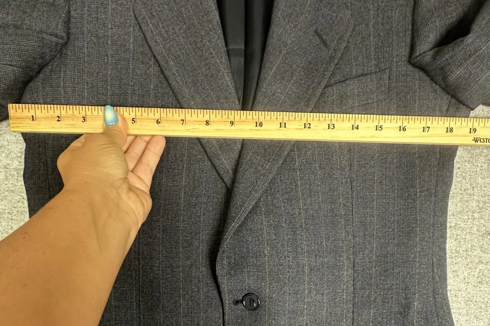 Blazer Emanuel Ungaro Para Hombres 38 Lana A Rayas Hecho en Italia Barneys Nueva York Chaqueta Foto 4 de 4