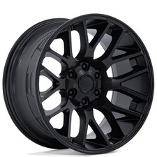 Mo816 Overlook Moto Metal Wheels 20x9 Blackout Rims 4pcs C3