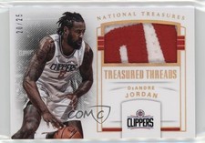 2017 Panini National Treasures Treasured Threads Prime 20/25 DeAndre Jordan 0vv