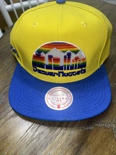 Mitchell Ness  DENVER NUGGETS HAT CAP Preowned in Excellent Condition