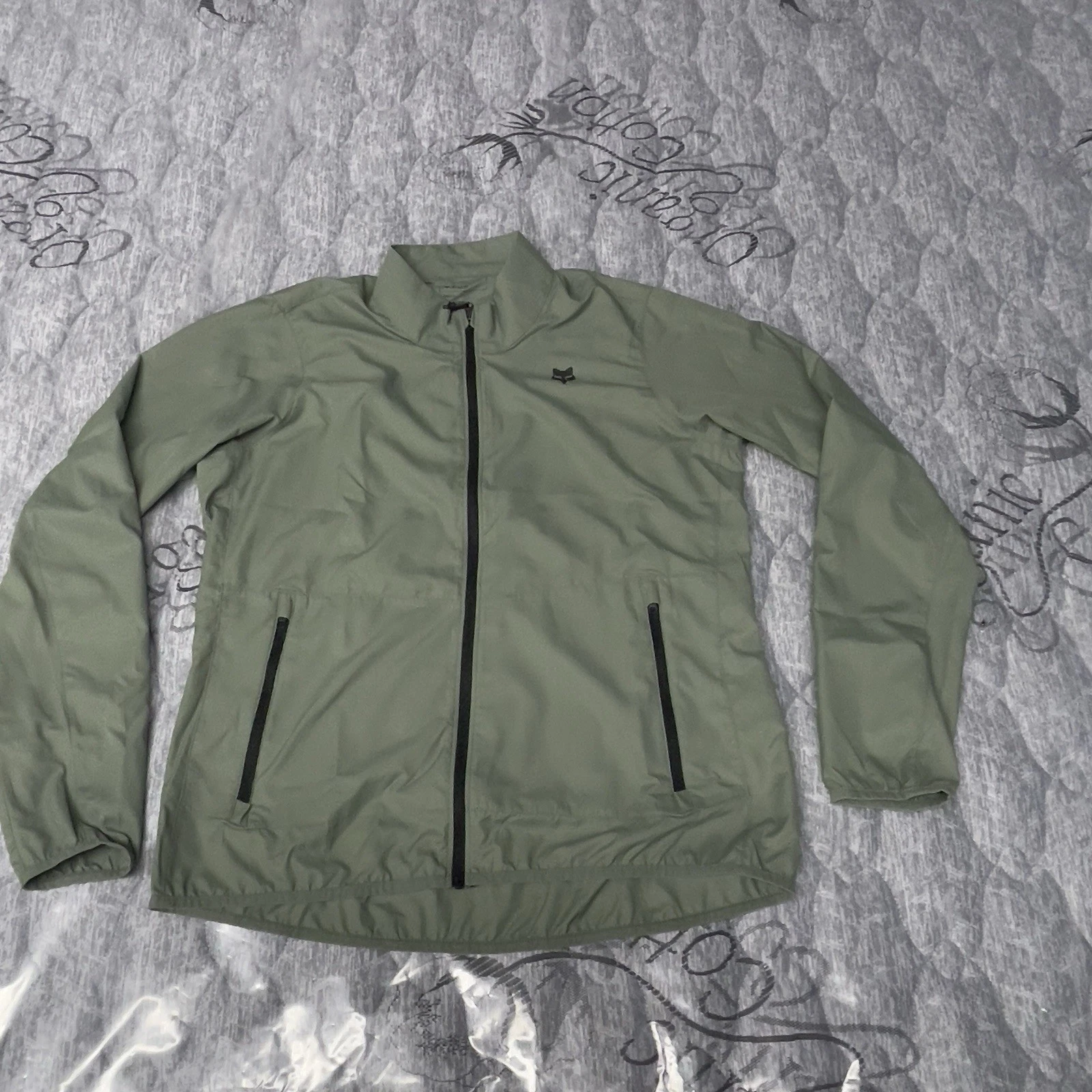 Fox Racing Ranger Wind Jacket Full Zip Lightweight Women Size XL Green.