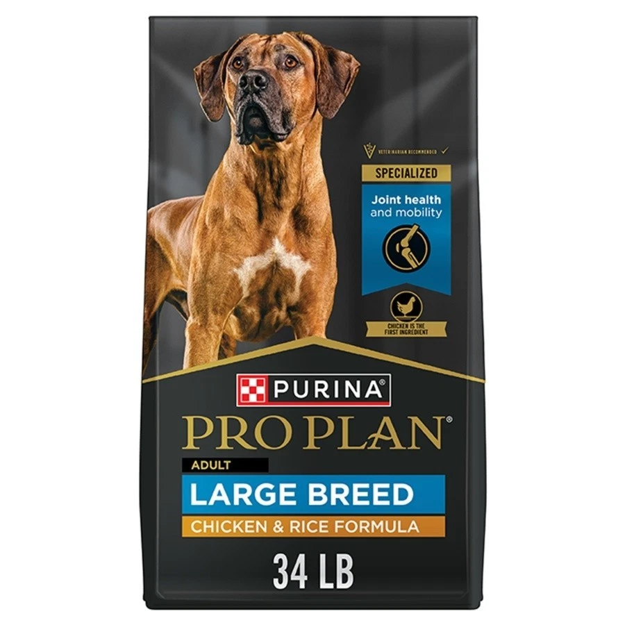 NWT Purina® Pro Plan Large Breed Adult Dry Dog Food - Chicken & Rice