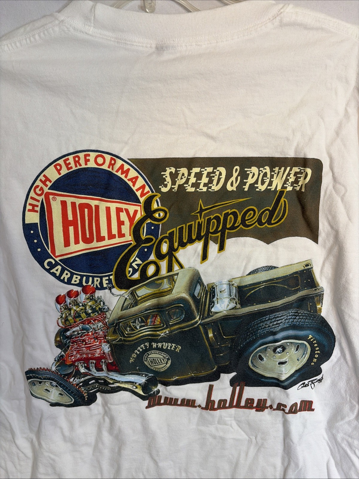 Holley Flathead High Performance Carburetor White… - image 8